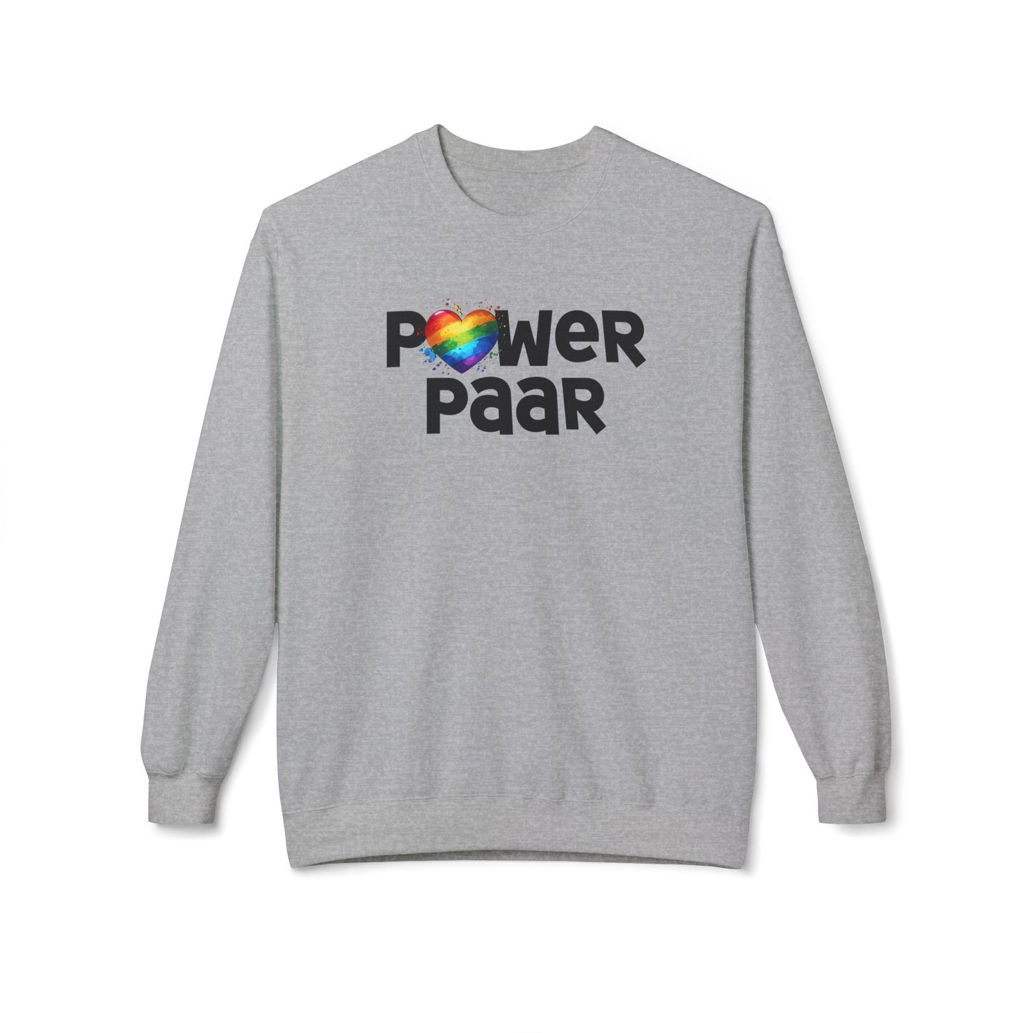 LGBTQ+ Sweatshirt "Power Paar" S-4XL Partnerlook für queere Paare
