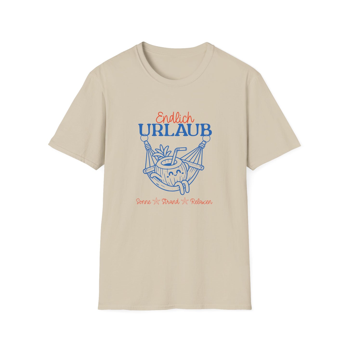 Premium T-Shirt "Endlich Urlaub-Kokosnuss" S-5XL