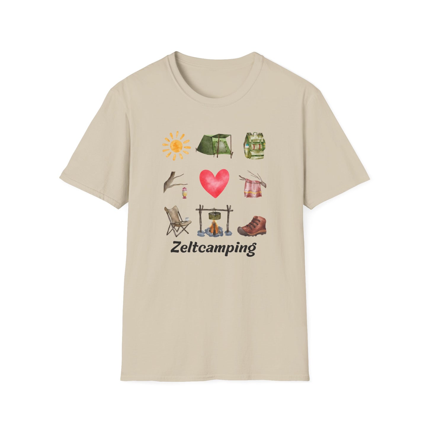 Premium T-Shirt "Zeltcamping" S-5XL