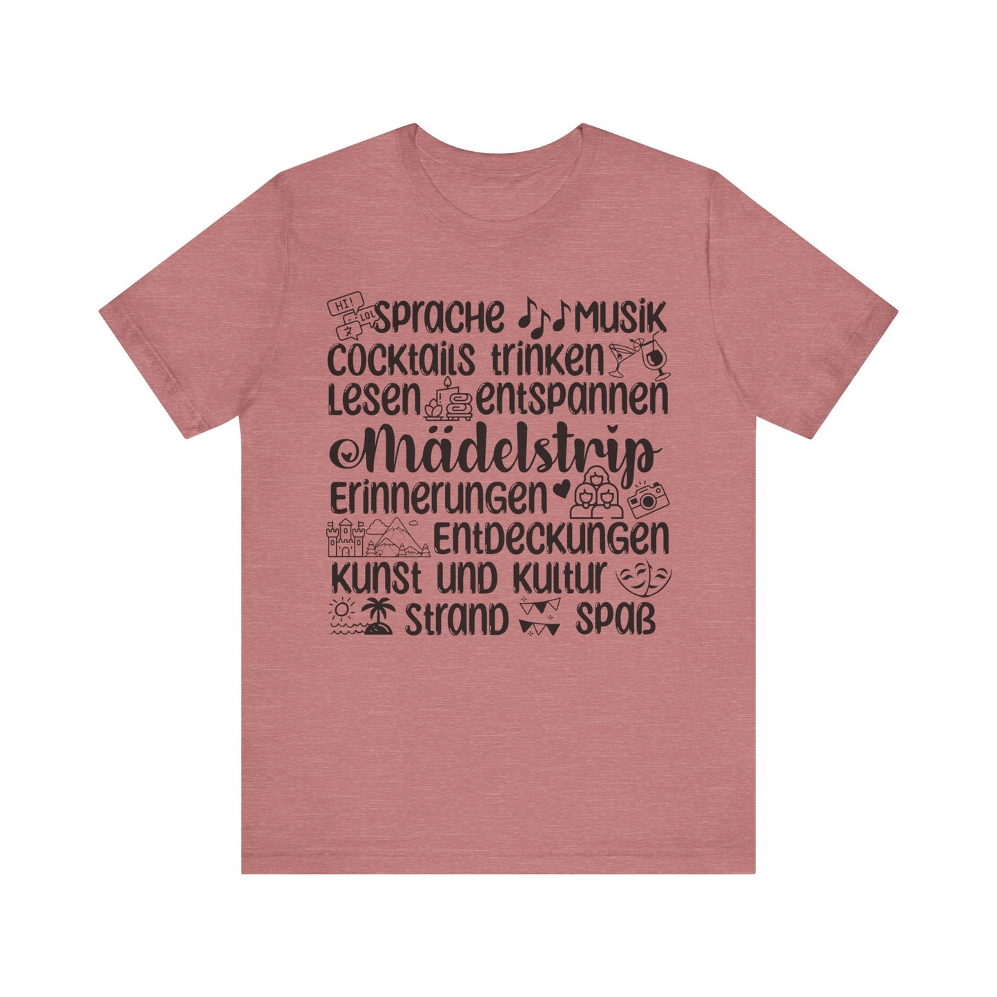 Jersey T-Shirt "Mädelstrip-zeitlos" XS-3XL