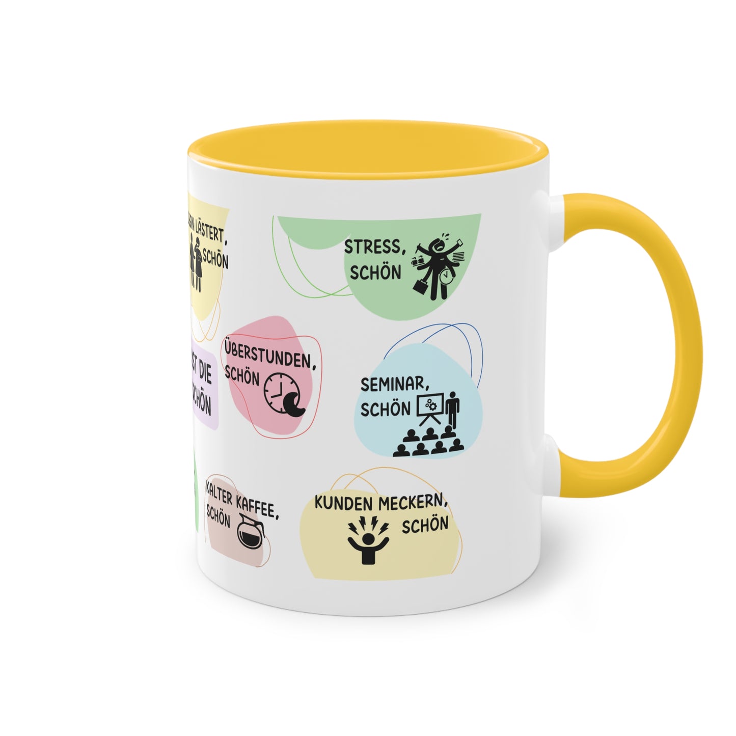 Tasse "Mit dir ist die Arbeit schön"