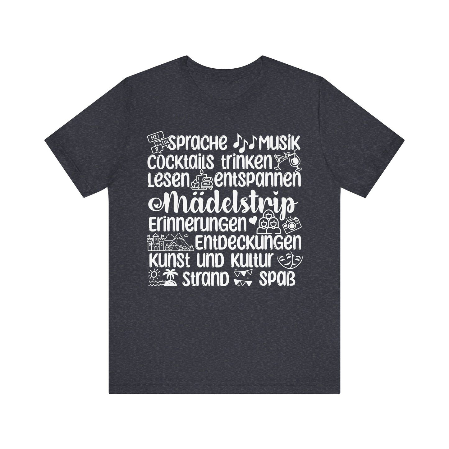 Jersey T-Shirt "Mädelstrip-zeitlos" XS-3XL
