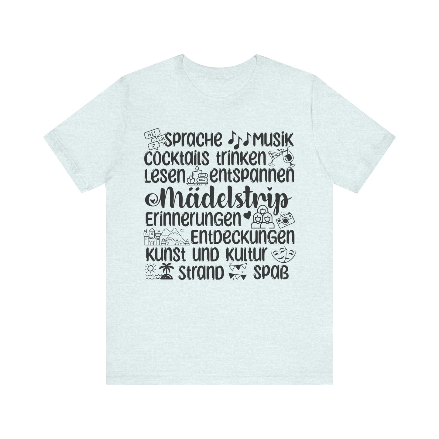 Jersey T-Shirt "Mädelstrip-zeitlos" XS-3XL