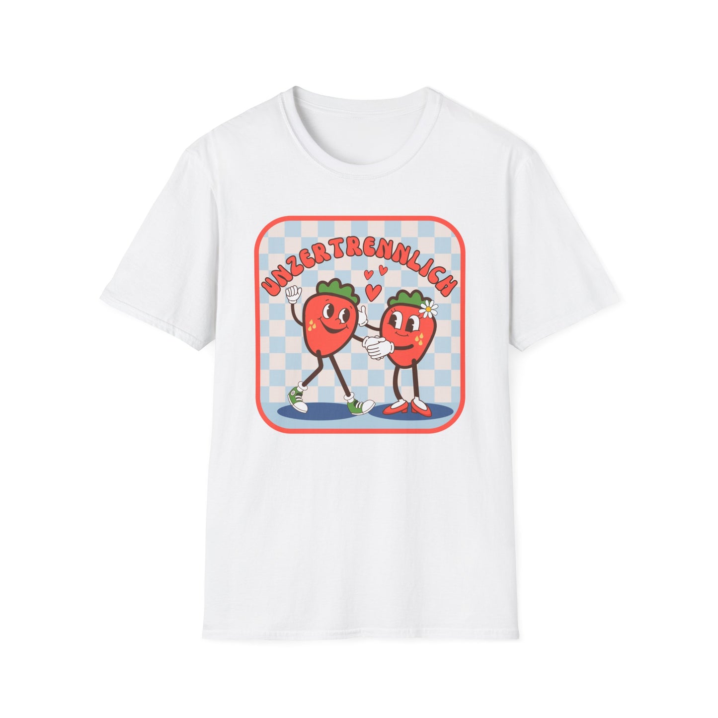 Premium T-Shirt "Retro Erdbeeren" S-4XL