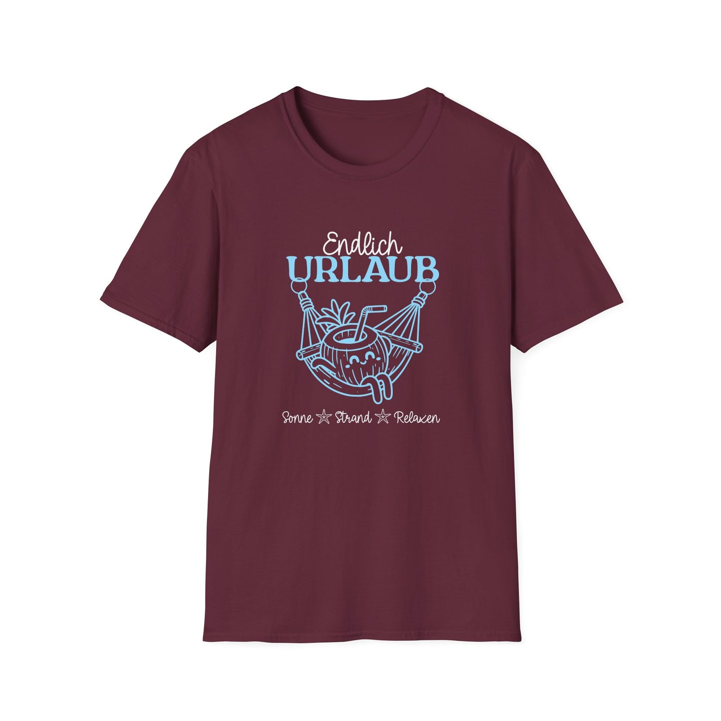 Premium T-Shirt "Endlich Urlaub-Kokosnuss" S-5XL