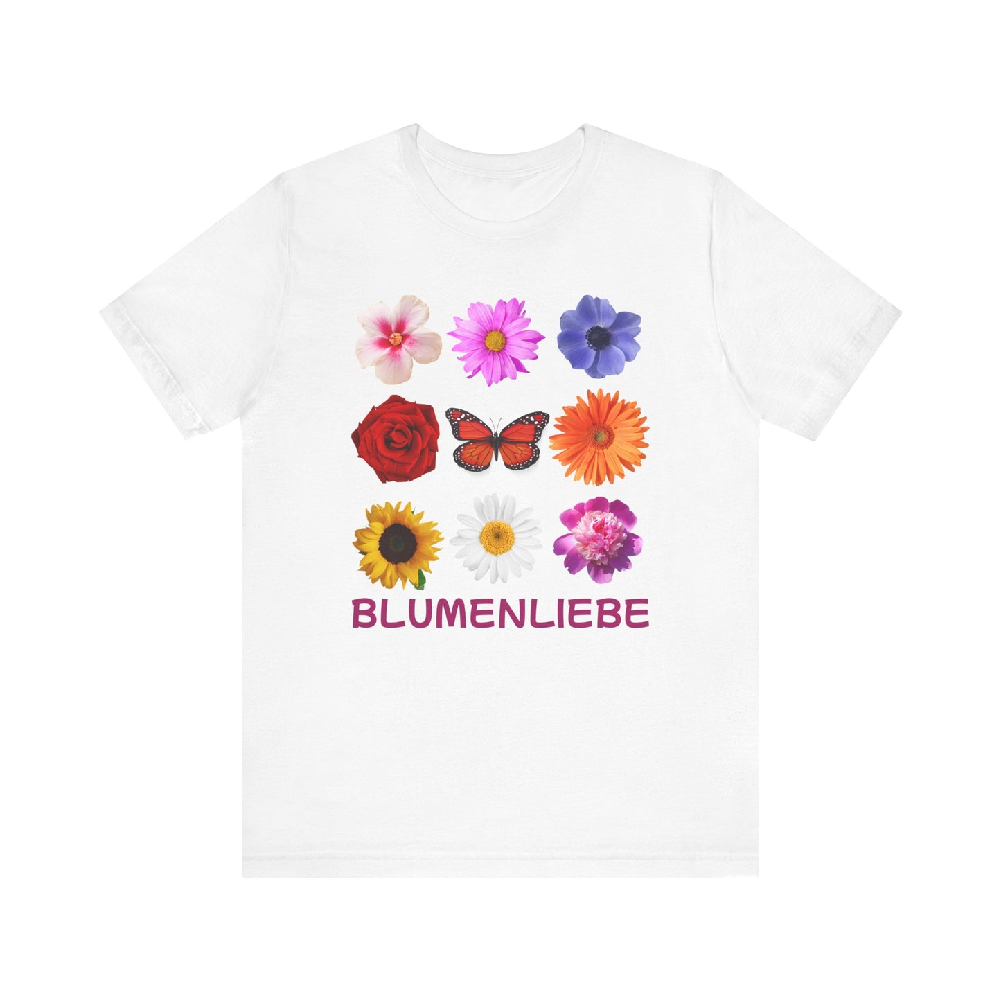 Jersey T-Shirt  „Blumenliebe“ – XS-2XL