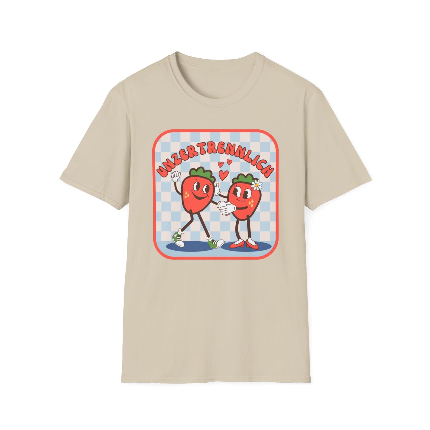 Premium T-Shirt "Retro Erdbeeren" S-4XL