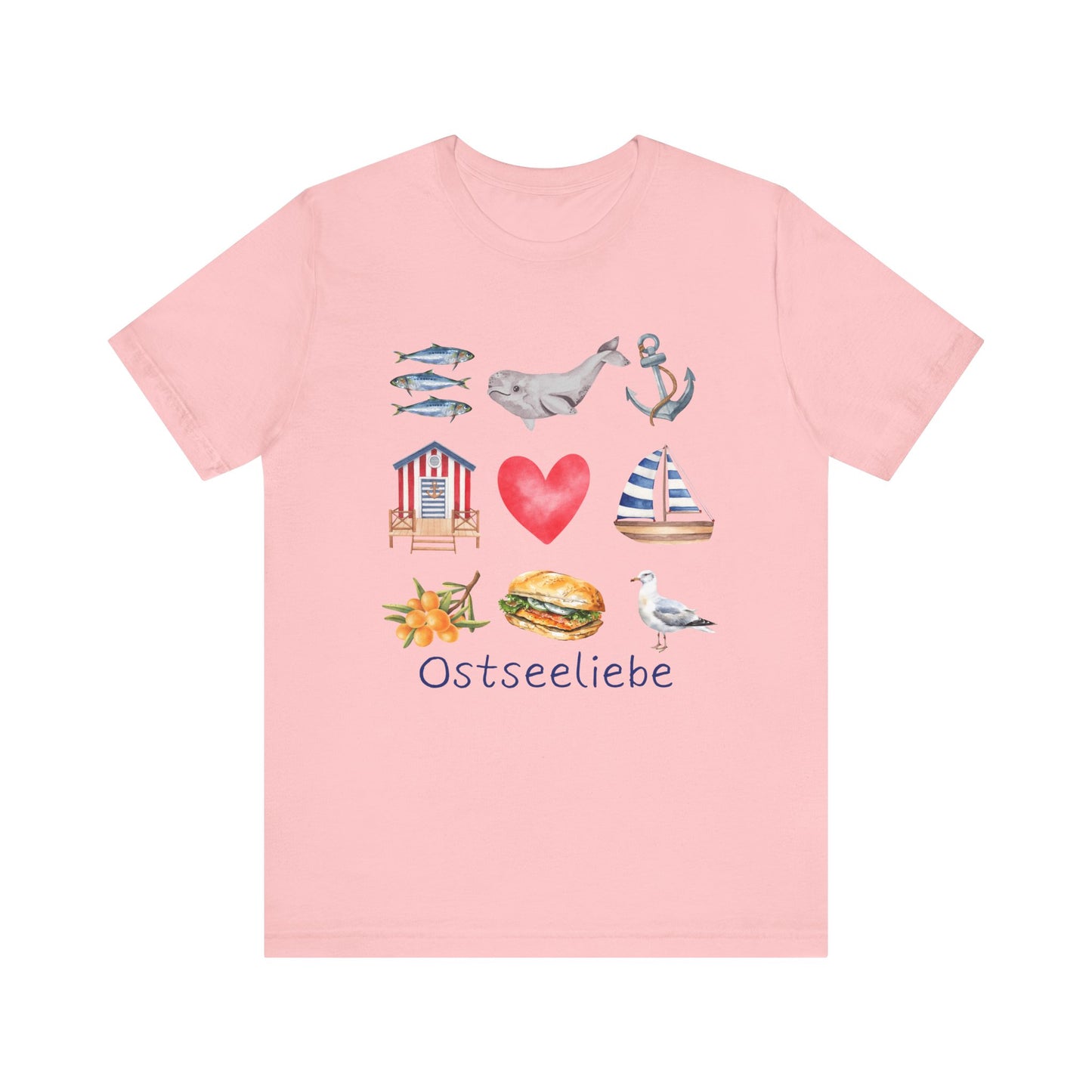 Jersey T-Shirt "Ostseeliebe" S-2XL