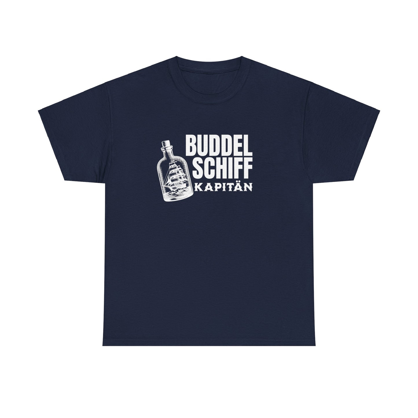 Maritimes T-Shirt "Buddelschiff Kapitän" S-5XL