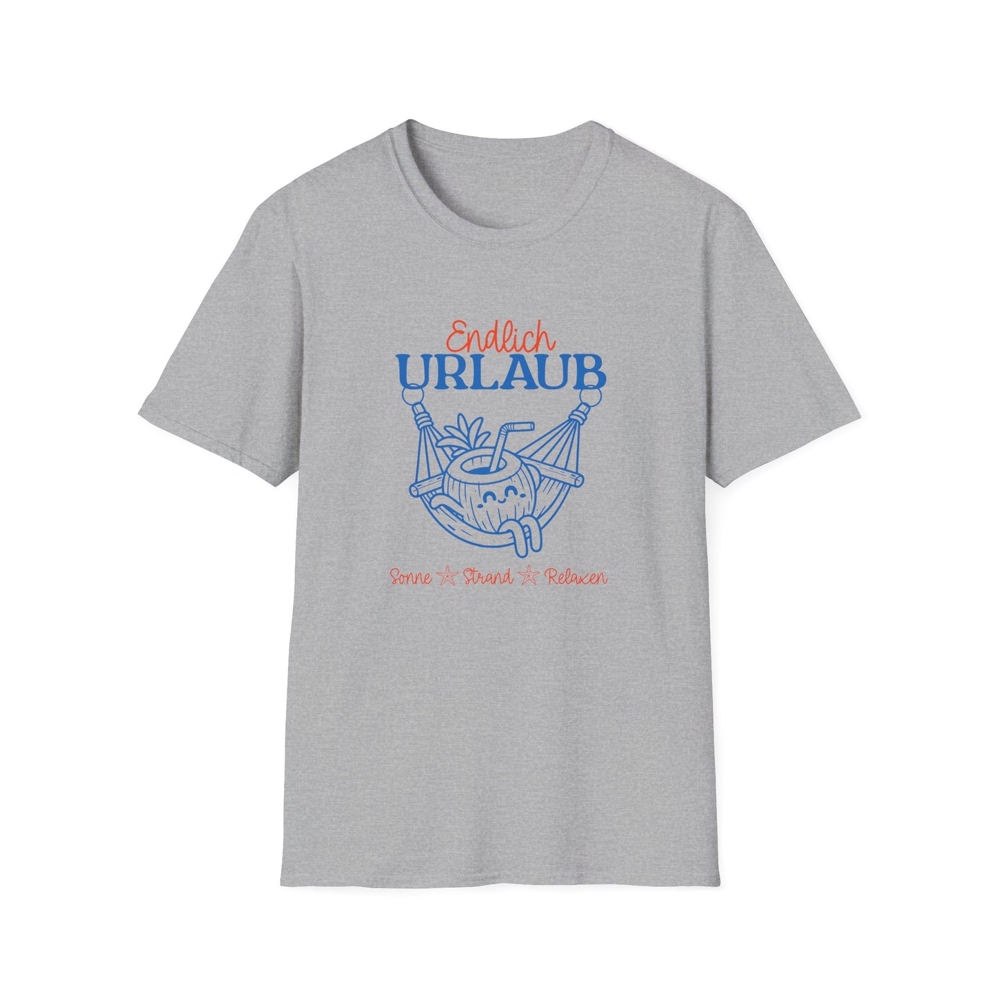 Premium T-Shirt "Endlich Urlaub-Kokosnuss" S-5XL