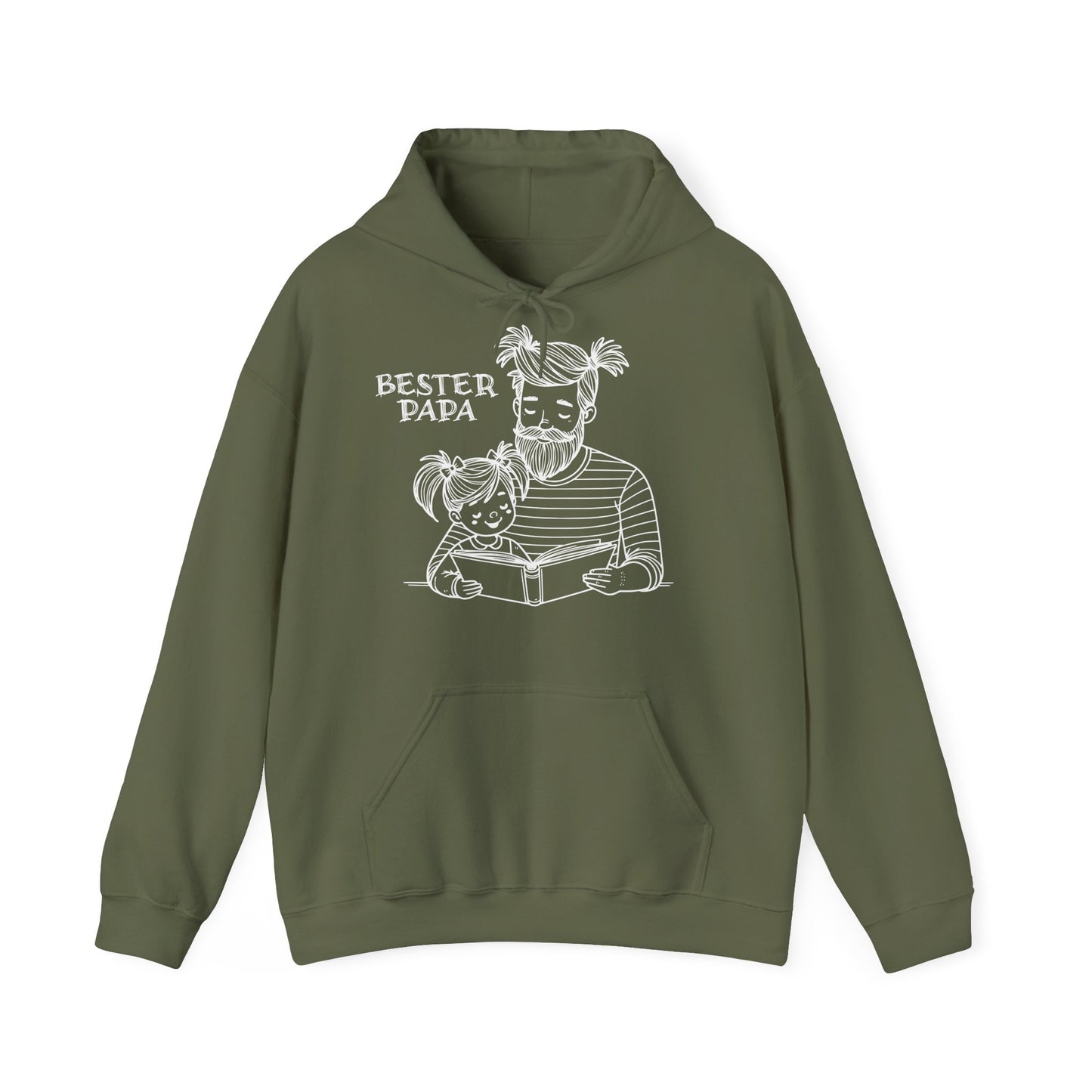 Hoodie "Bester Papa - Tochter" S-5XL für Mädchen-Papas zum Vatertag