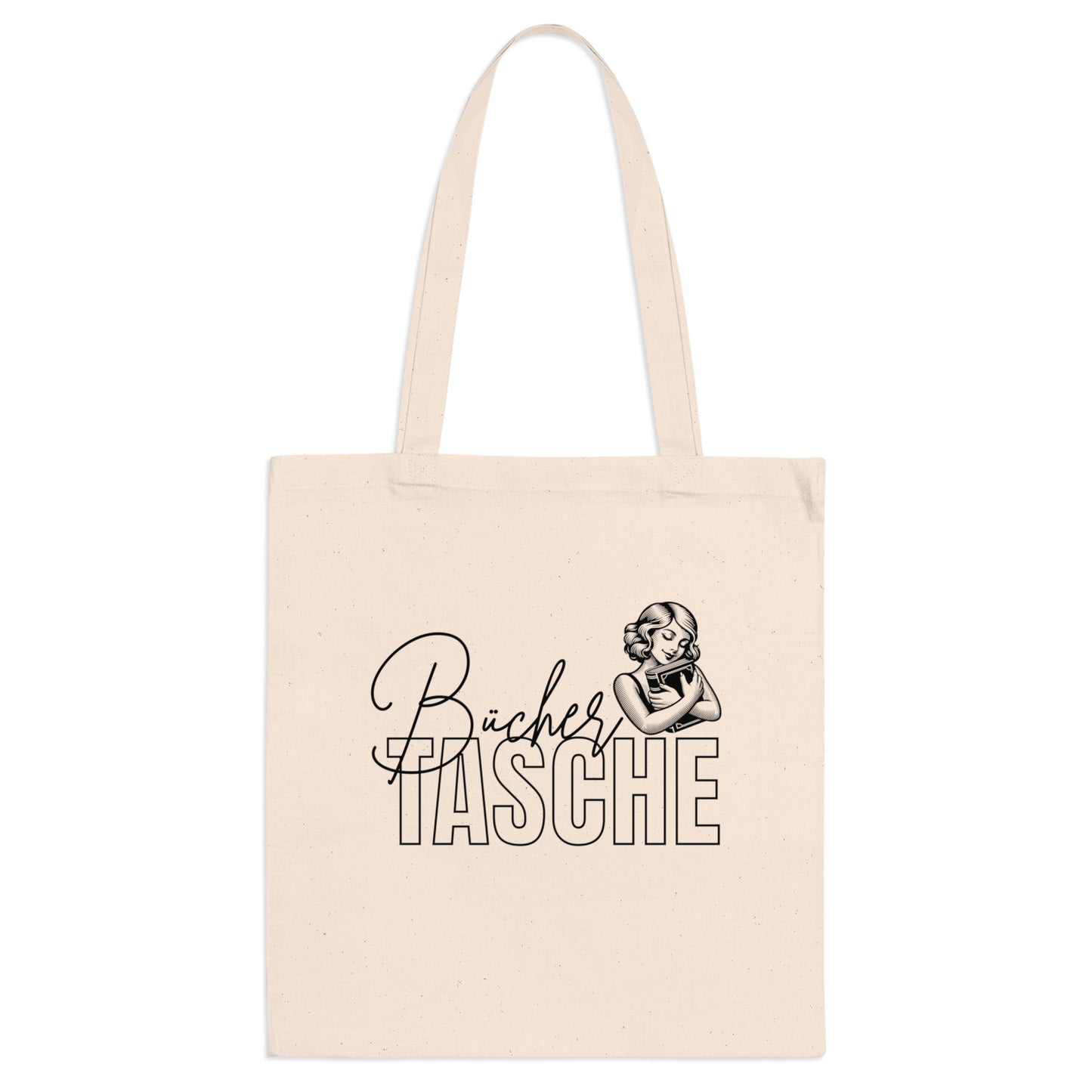 Tragetasche "Bücherliebe" aus 100% Baumwolle