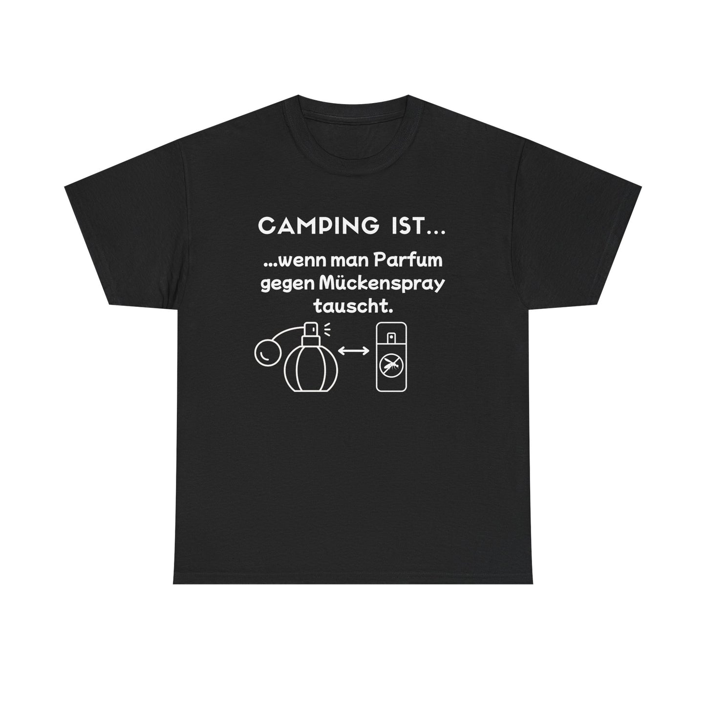 T-Shirt "Camping ist..."- Parfum S-5XL