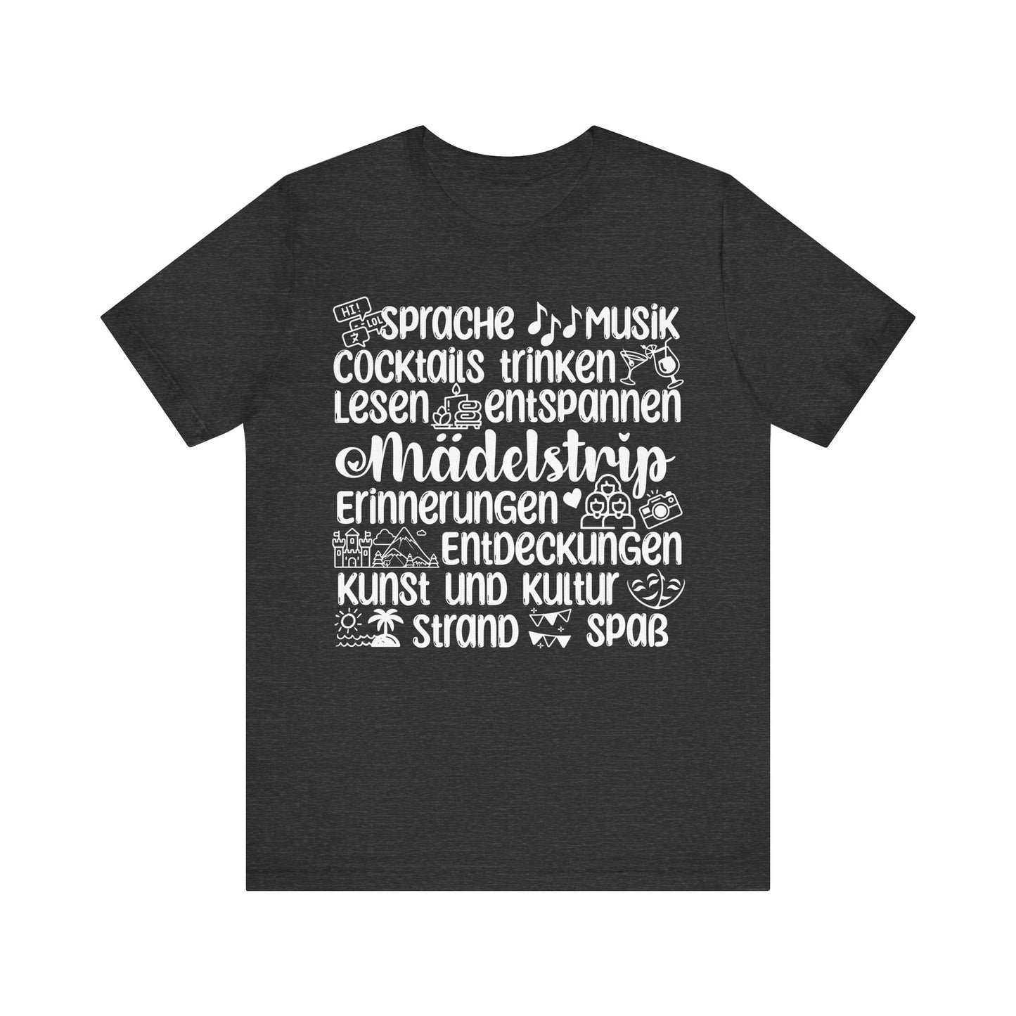 Jersey T-Shirt "Mädelstrip-zeitlos" XS-3XL