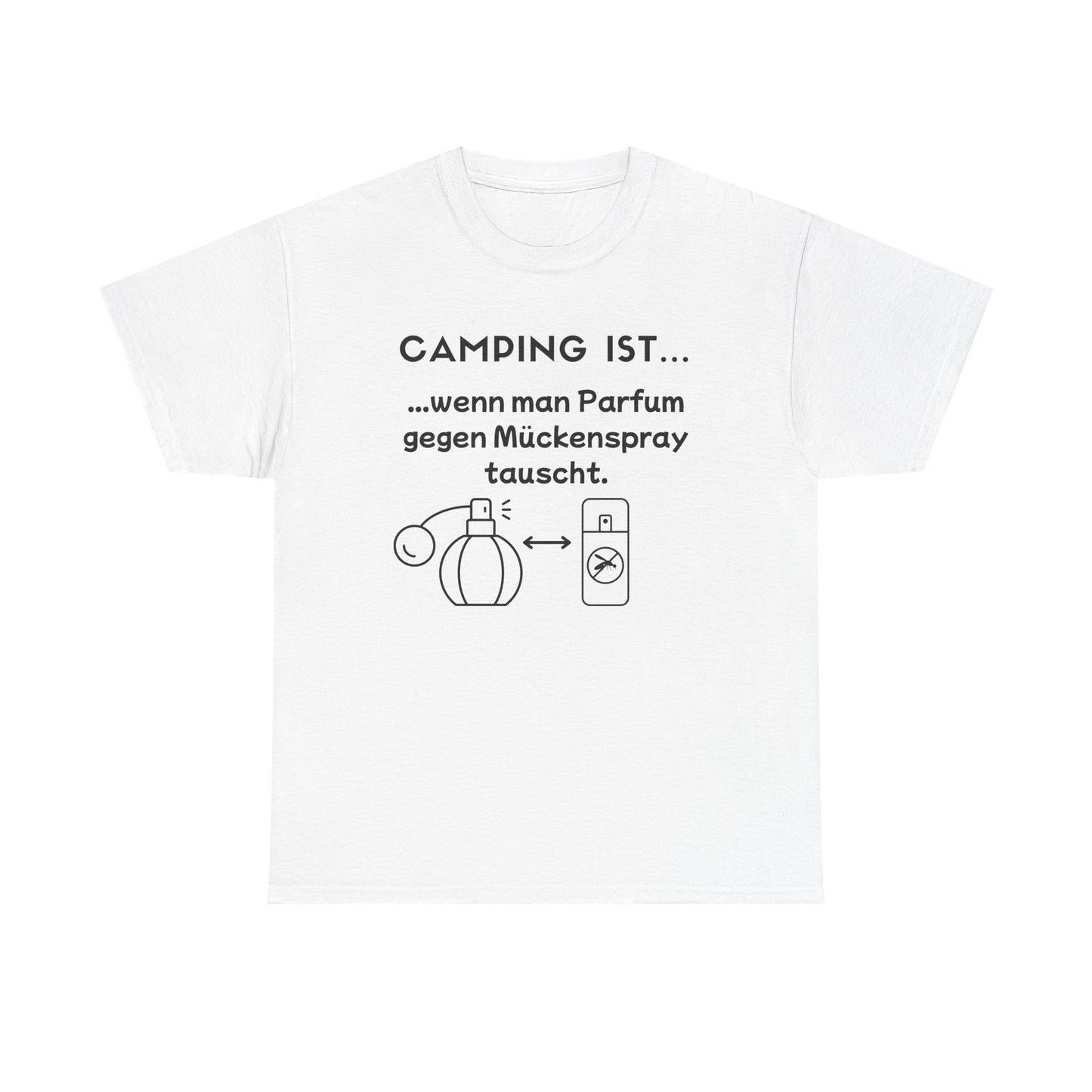 T-Shirt "Camping ist..."- Parfum S-5XL
