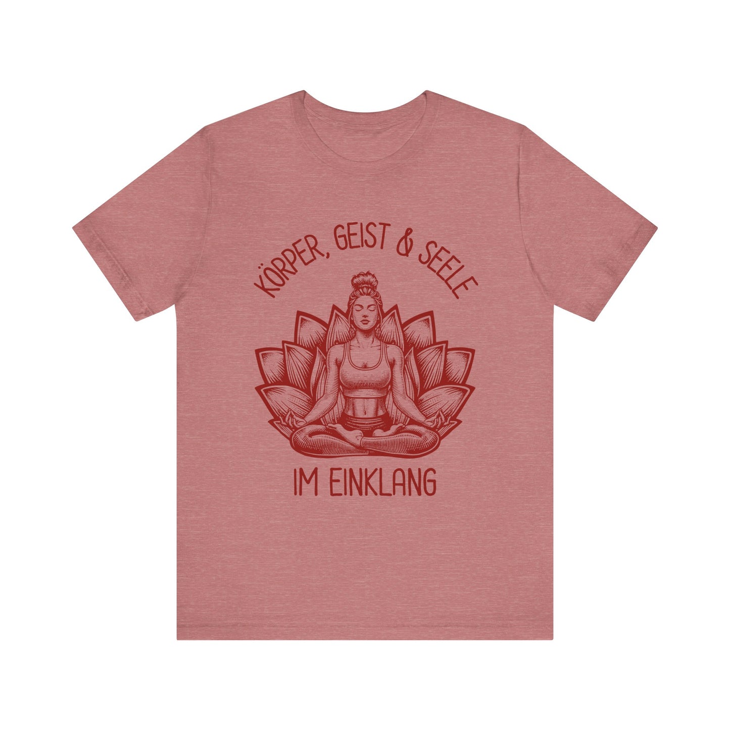 Jersey T-Shirt "Yoga Fitness" XS-2XL