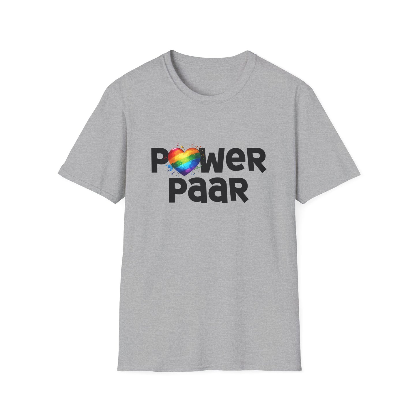 LGBTQ+ Premium T-Shirt "Powerpaar" S-5XL Partnerlook für queere Paare
