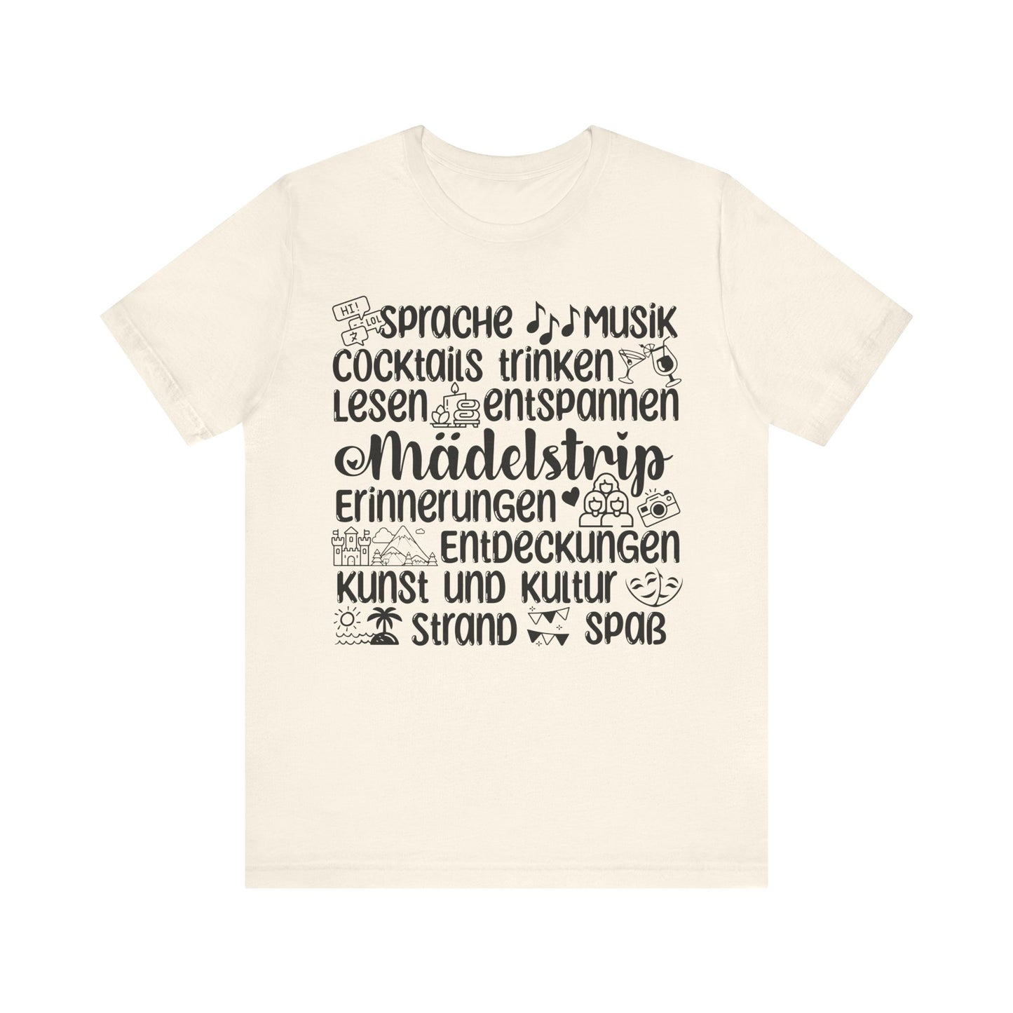 Jersey T-Shirt "Mädelstrip-zeitlos" XS-3XL