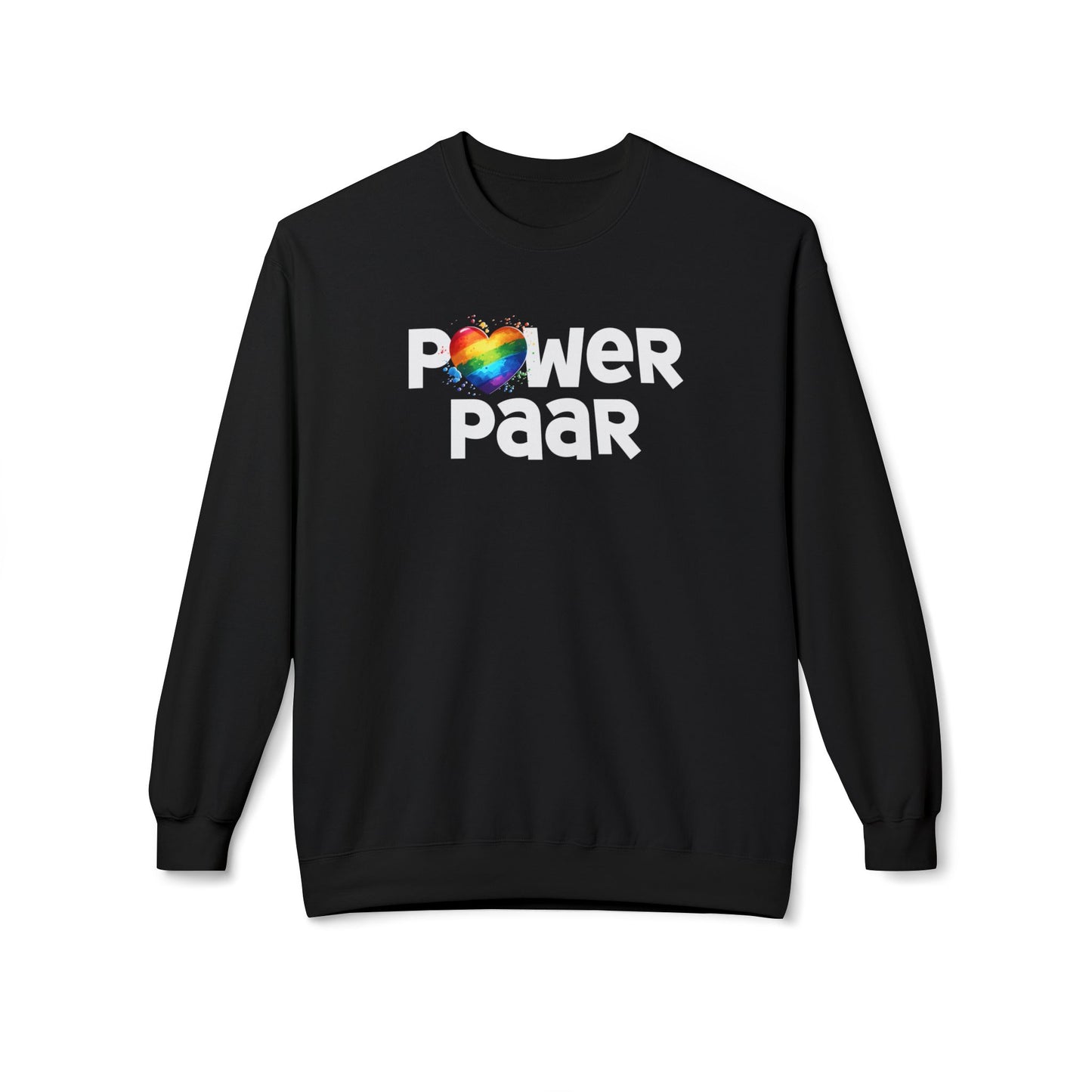 LGBTQ+ Sweatshirt "Power Paar" S-4XL Partnerlook für queere Paare