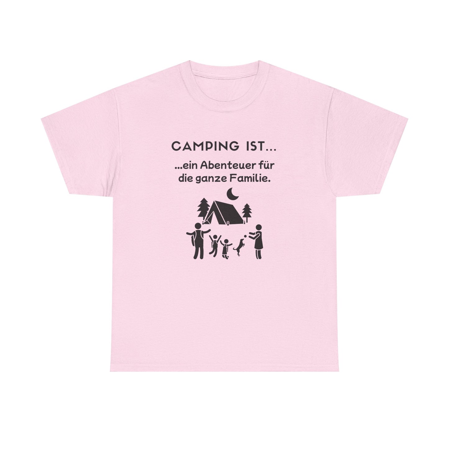 T-Shirt "Camping ist..."- Familienabenteuer S-5XL