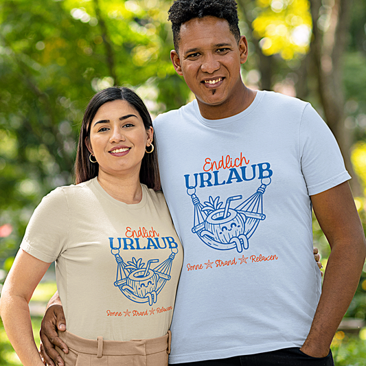 Premium T-Shirt "Endlich Urlaub-Kokosnuss" S-5XL