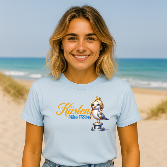 Premium T-Shirt "Küsten Prinzessin" S-5XL