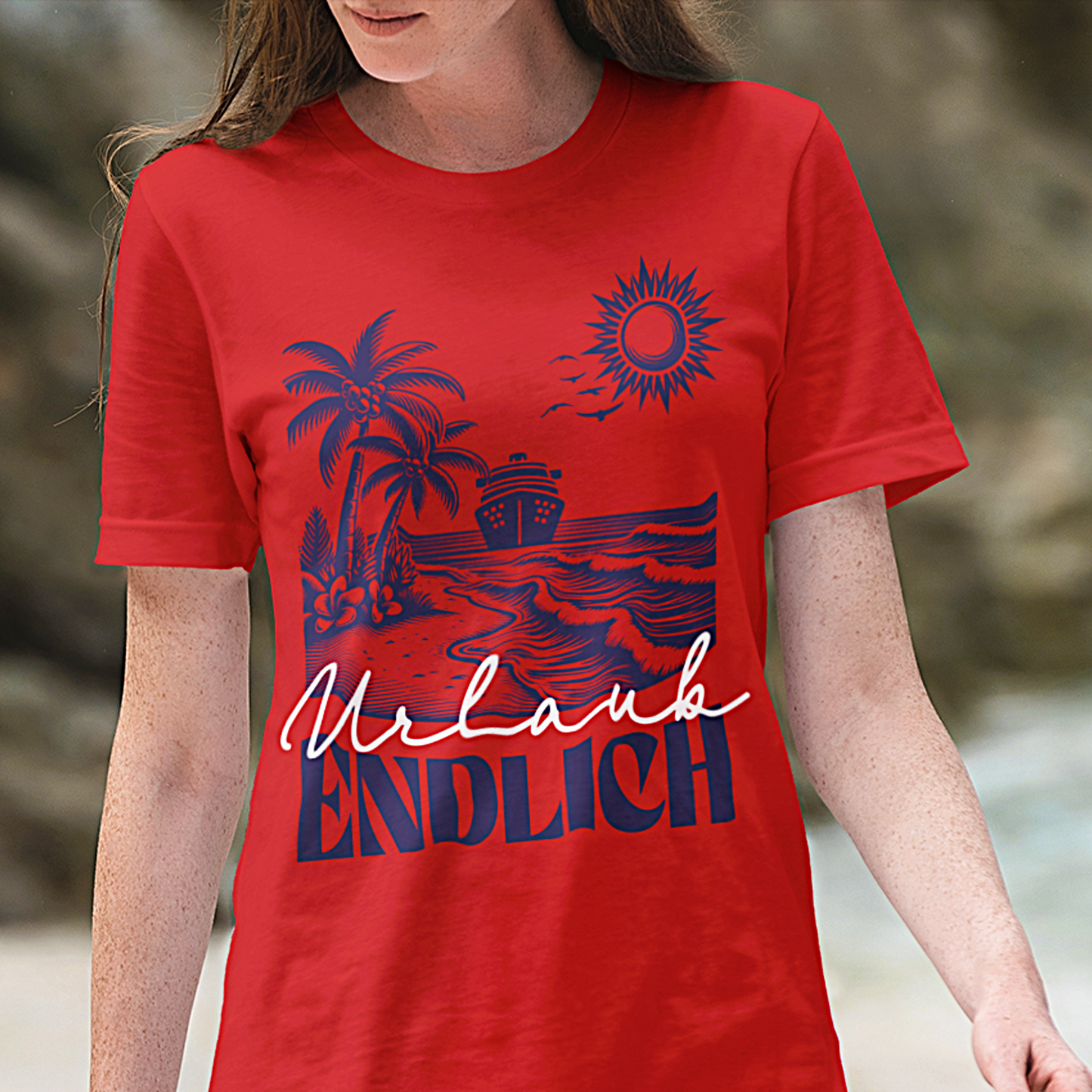 T-Shirt "Urlaub endlich" S-5XL
