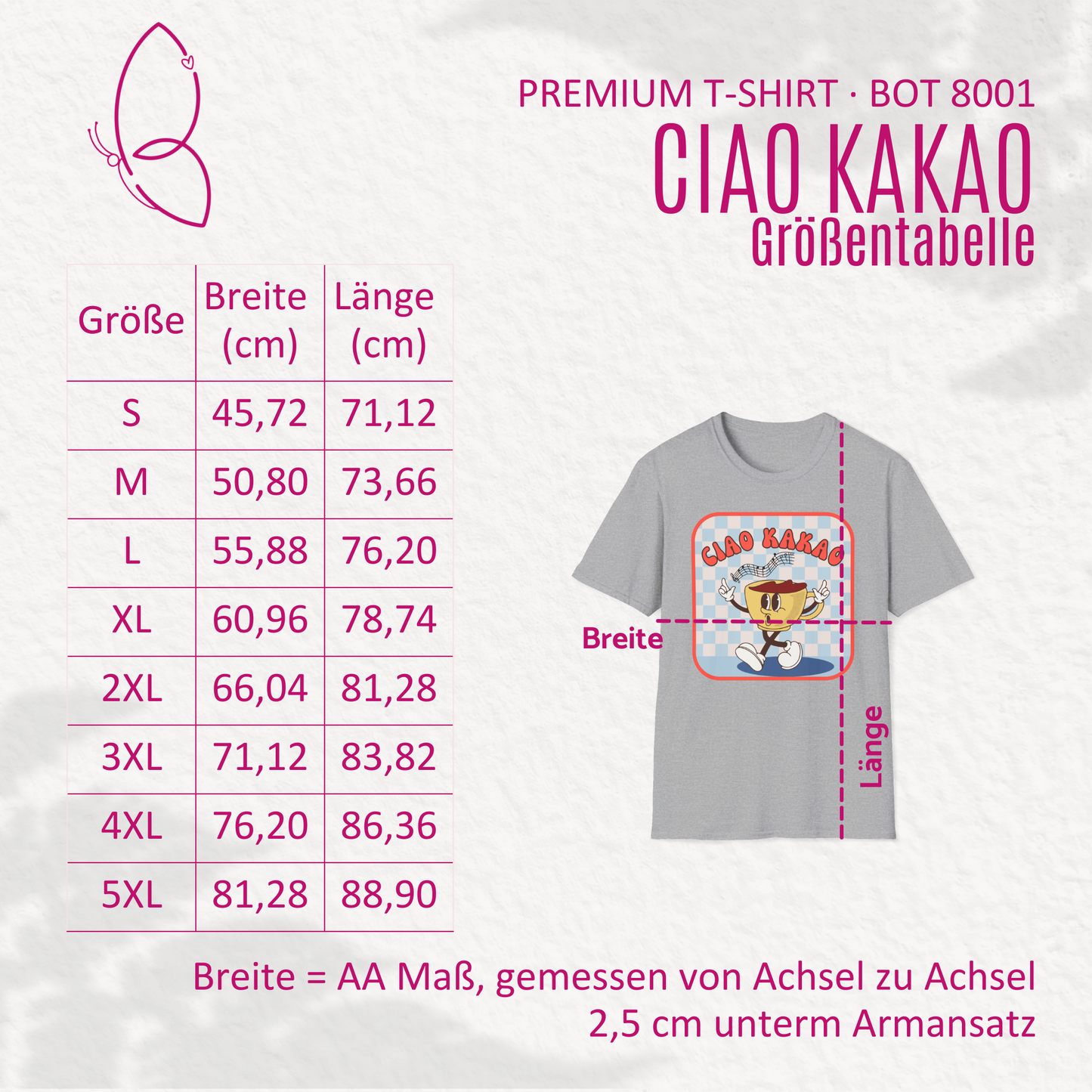 Premium T-Shirt "Retro Ciao Kakao" S-4XL