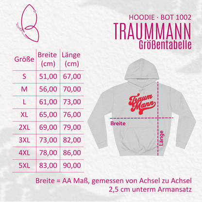 Partnerlook Hoodie "Traummann" XS-5XL