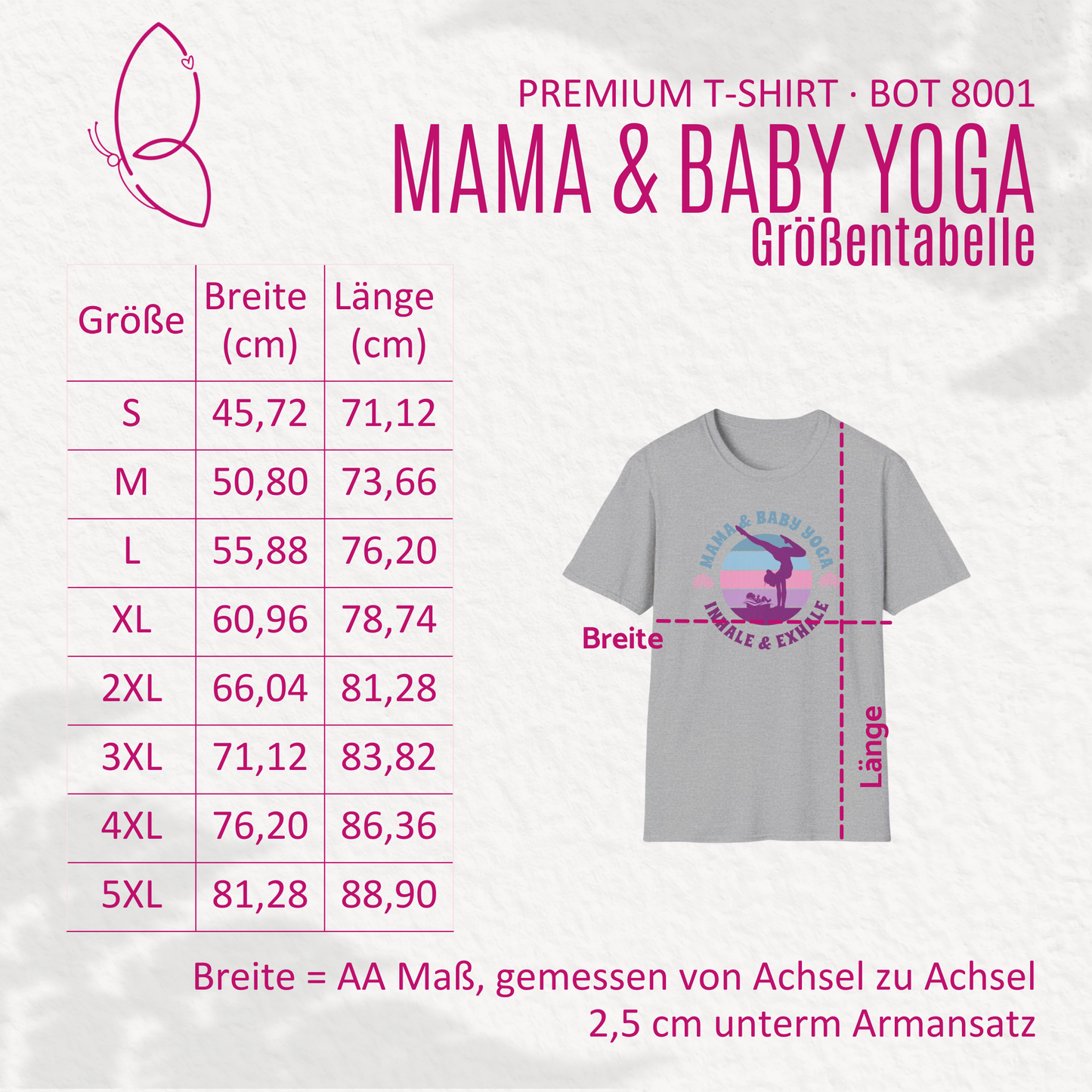 T-Shirt "Mama & Baby Yoga" S-2XL