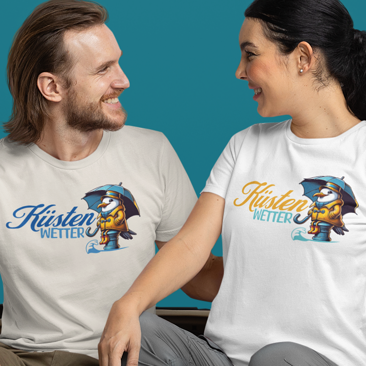 Premium T-Shirt "Küstenwetter" S-5XL