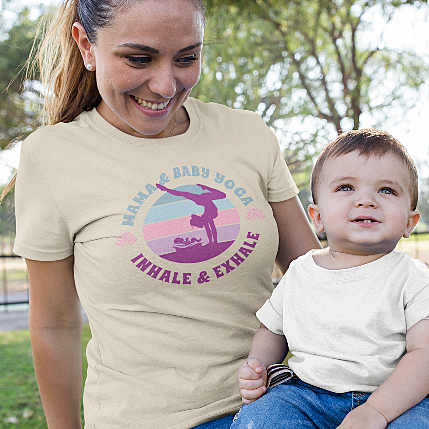 T-Shirt "Mama & Baby Yoga" S-2XL