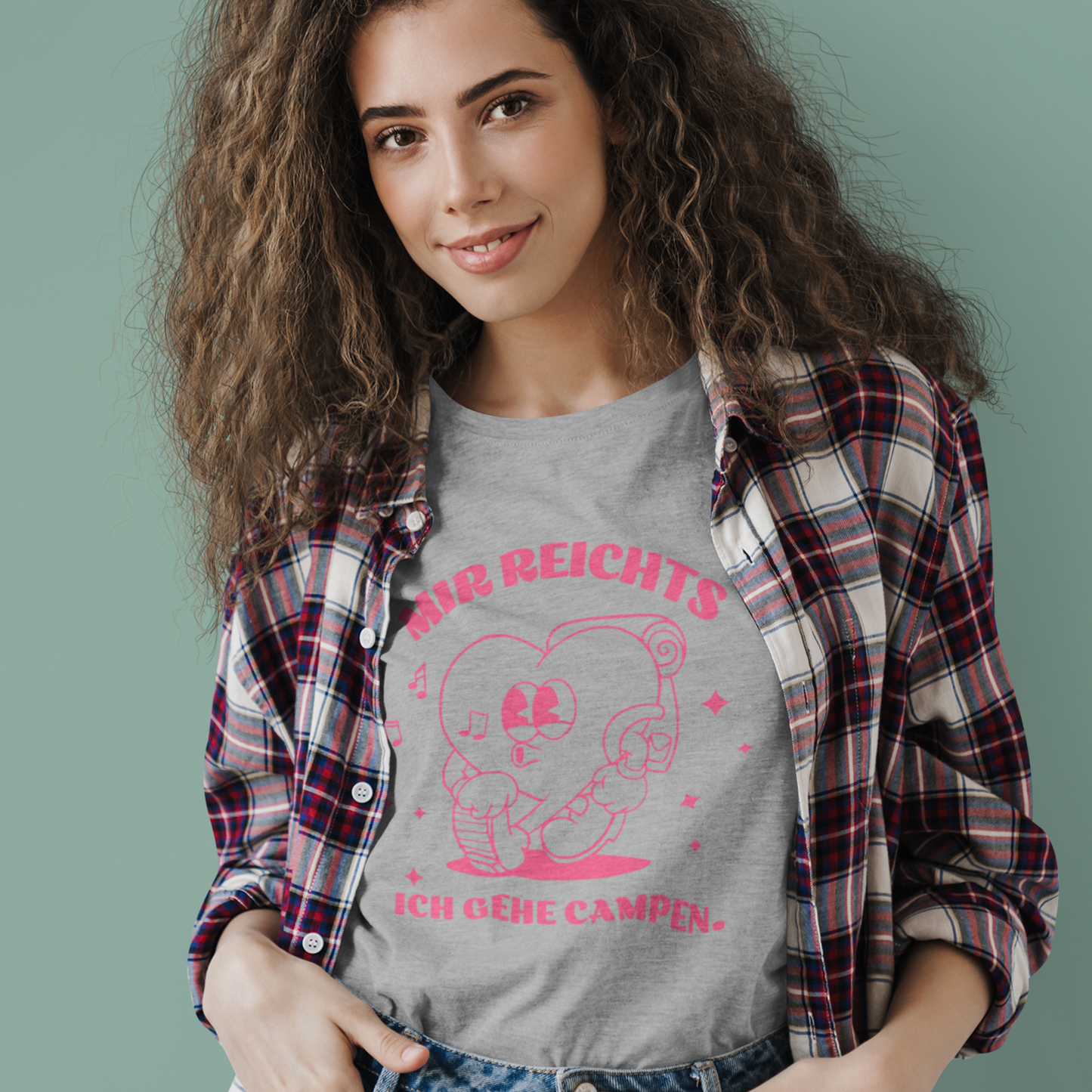 Premium Retro Camping T-Shirt "Mir reichts" S-5XL