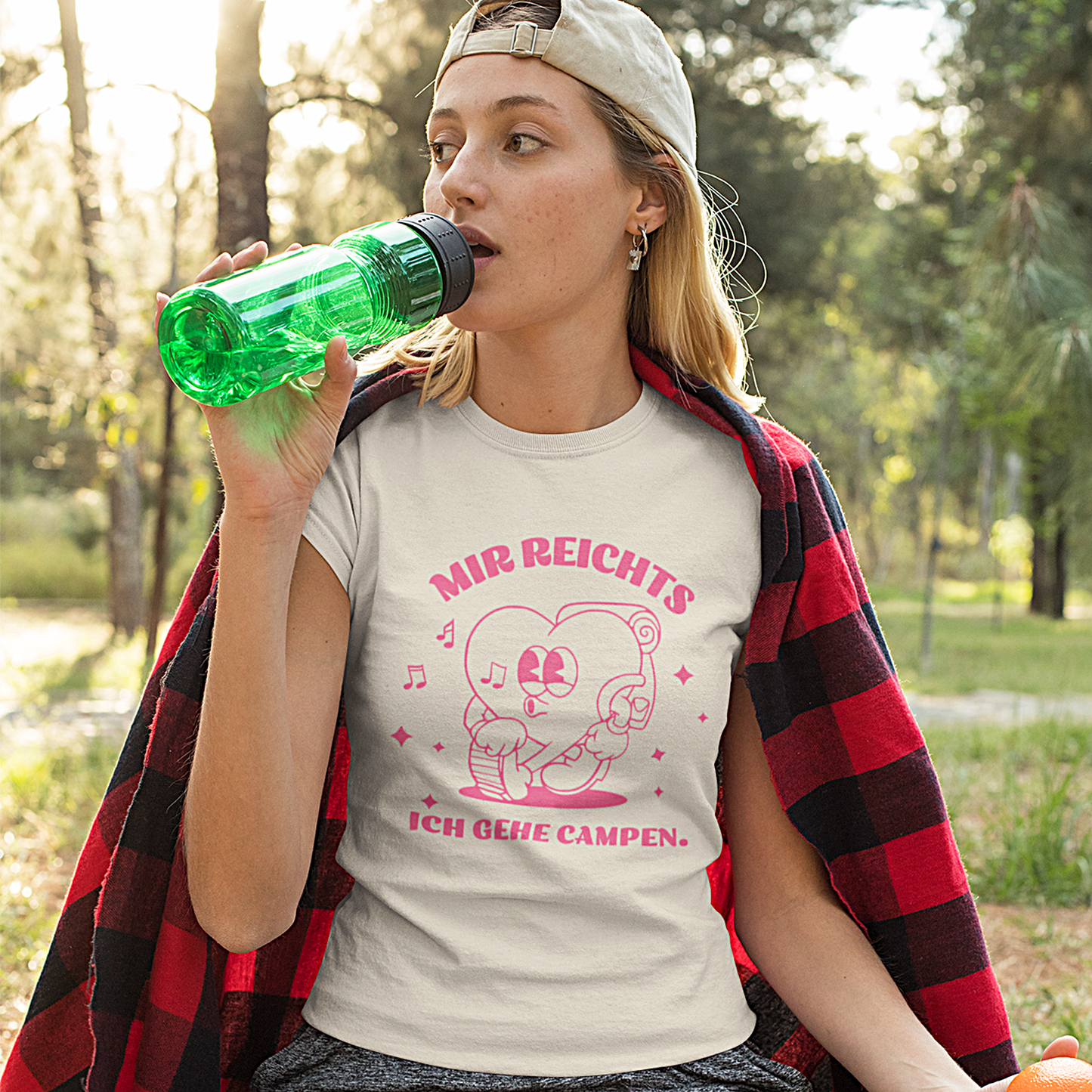 Premium Retro Camping T-Shirt "Mir reichts" S-5XL