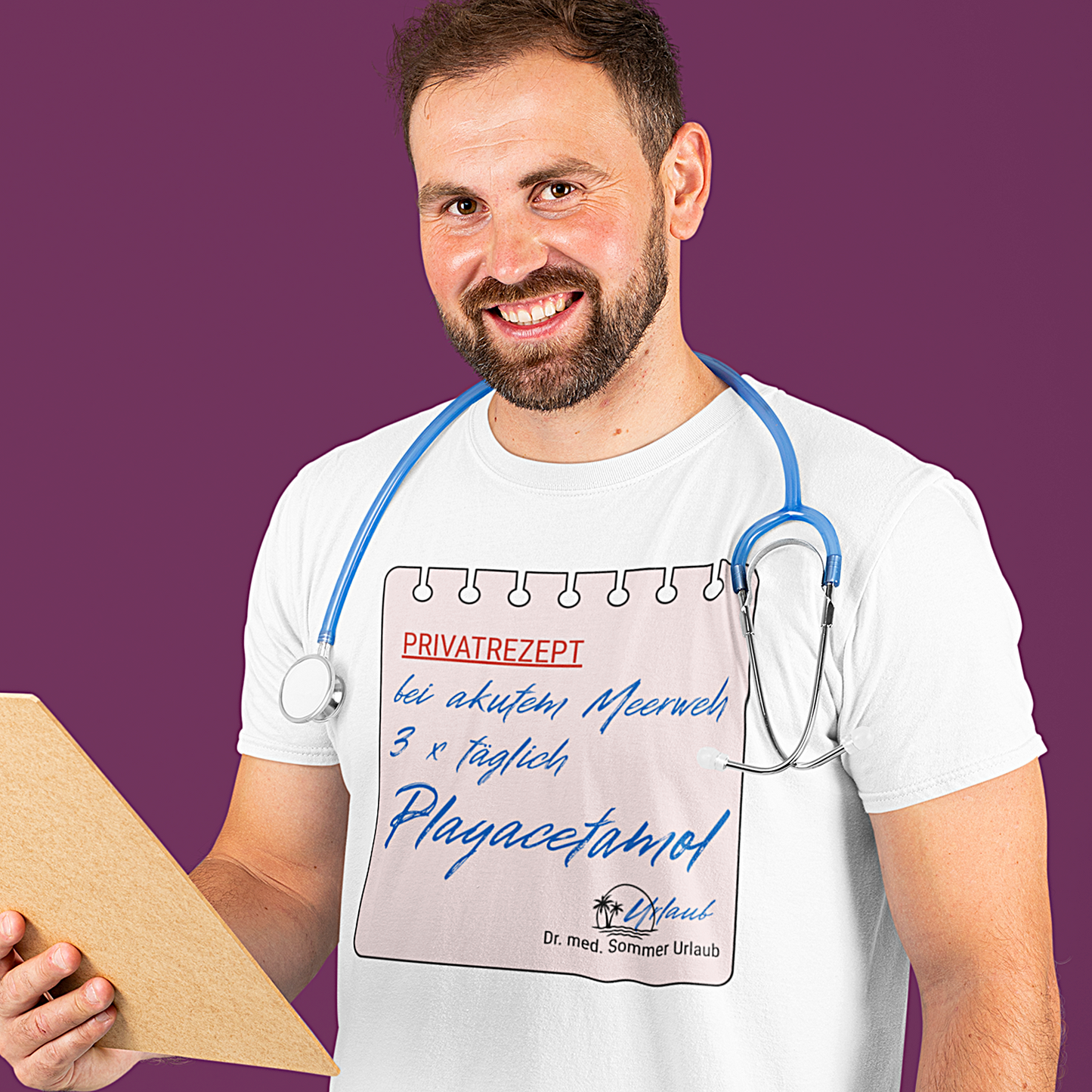 Premium T-Shirt "Rezept Playacetamol" S-5XL