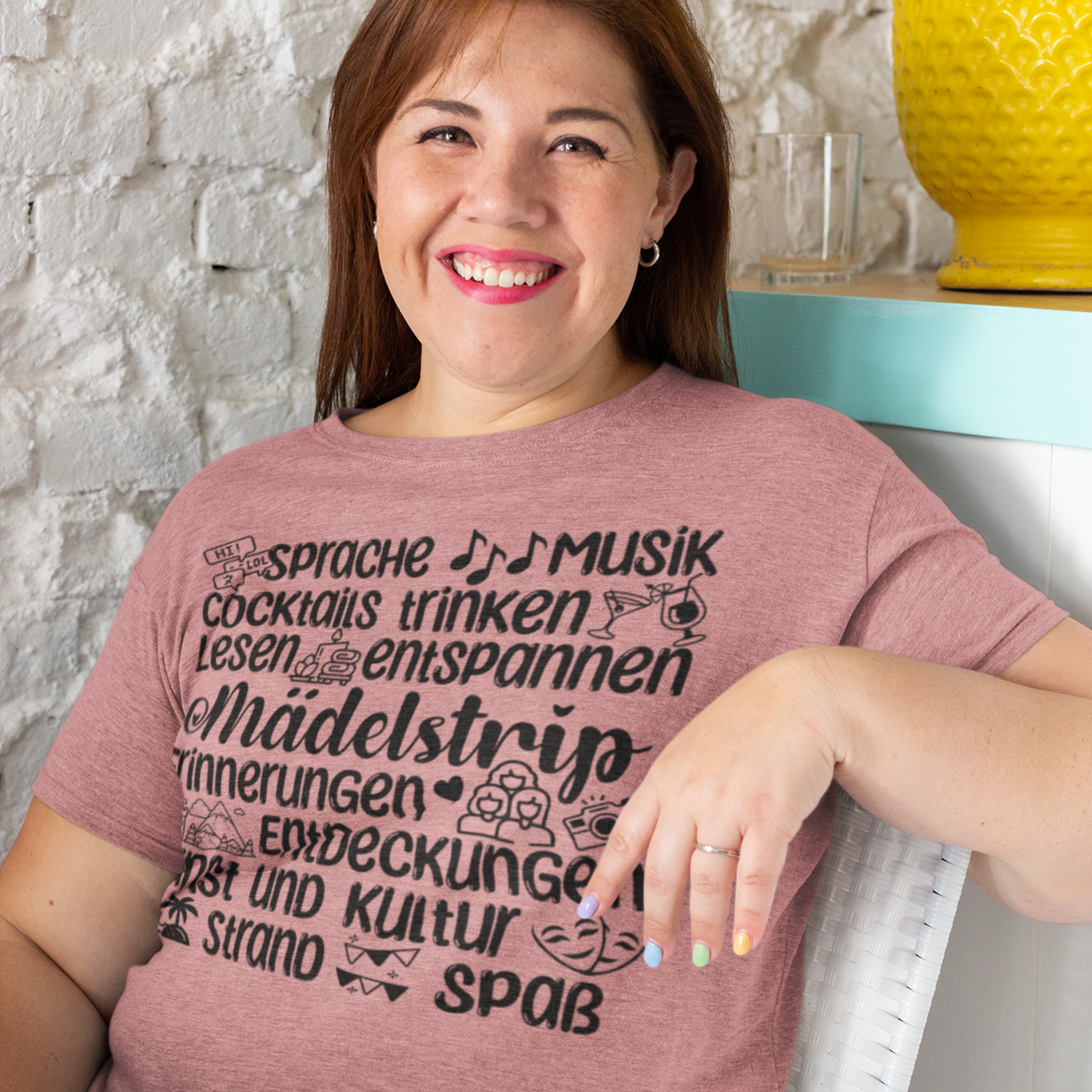 Jersey T-Shirt "Mädelstrip-zeitlos" XS-3XL