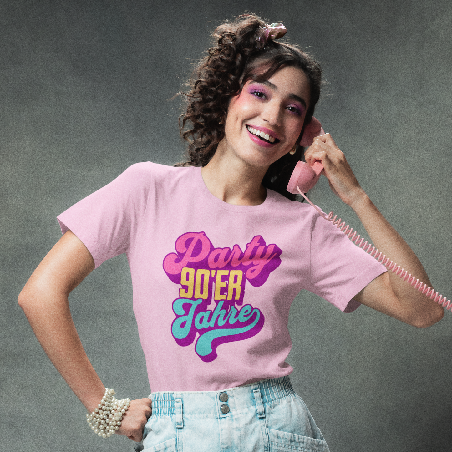 T-Shirt "Party 90er Jahre" S-5XL Retro Look