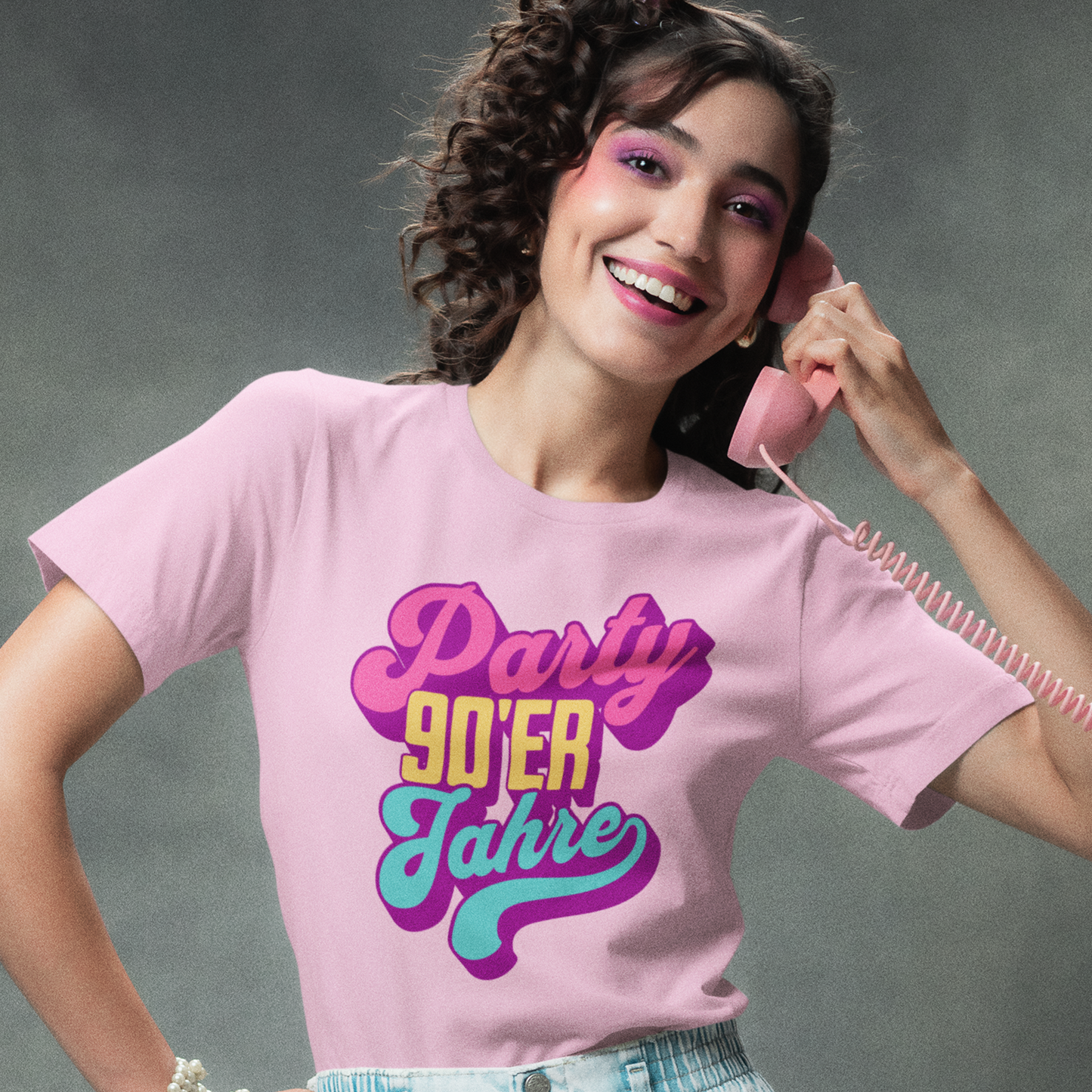 T-Shirt "Party 90er Jahre" S-5XL Retro Look