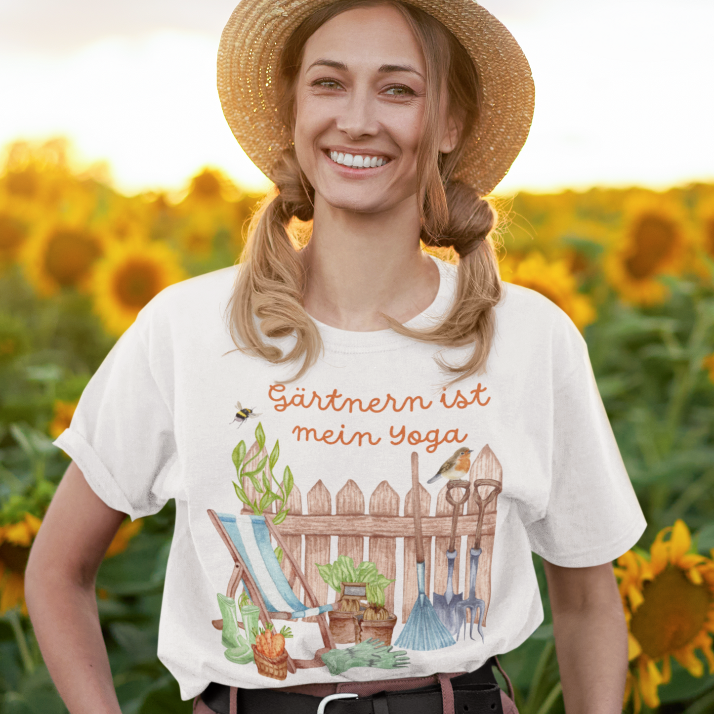 T-Shirt „Gärtnern ist mein Yoga“ S-5XL
