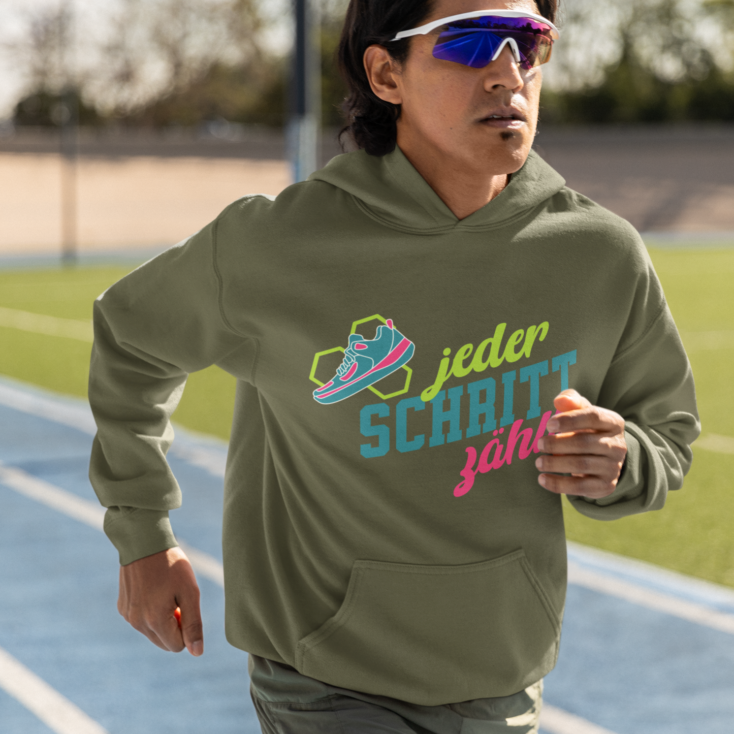 Hoodie "jeder Schritt zählt" S-5XL Premiumsoft-Qualität