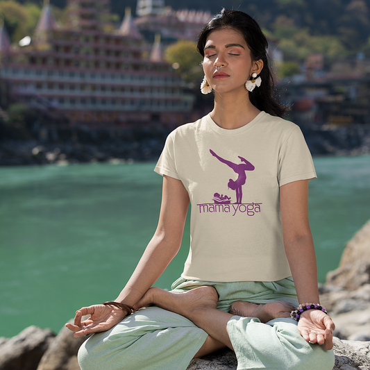 Premium T-Shirt "Mama Yoga" S-2XL