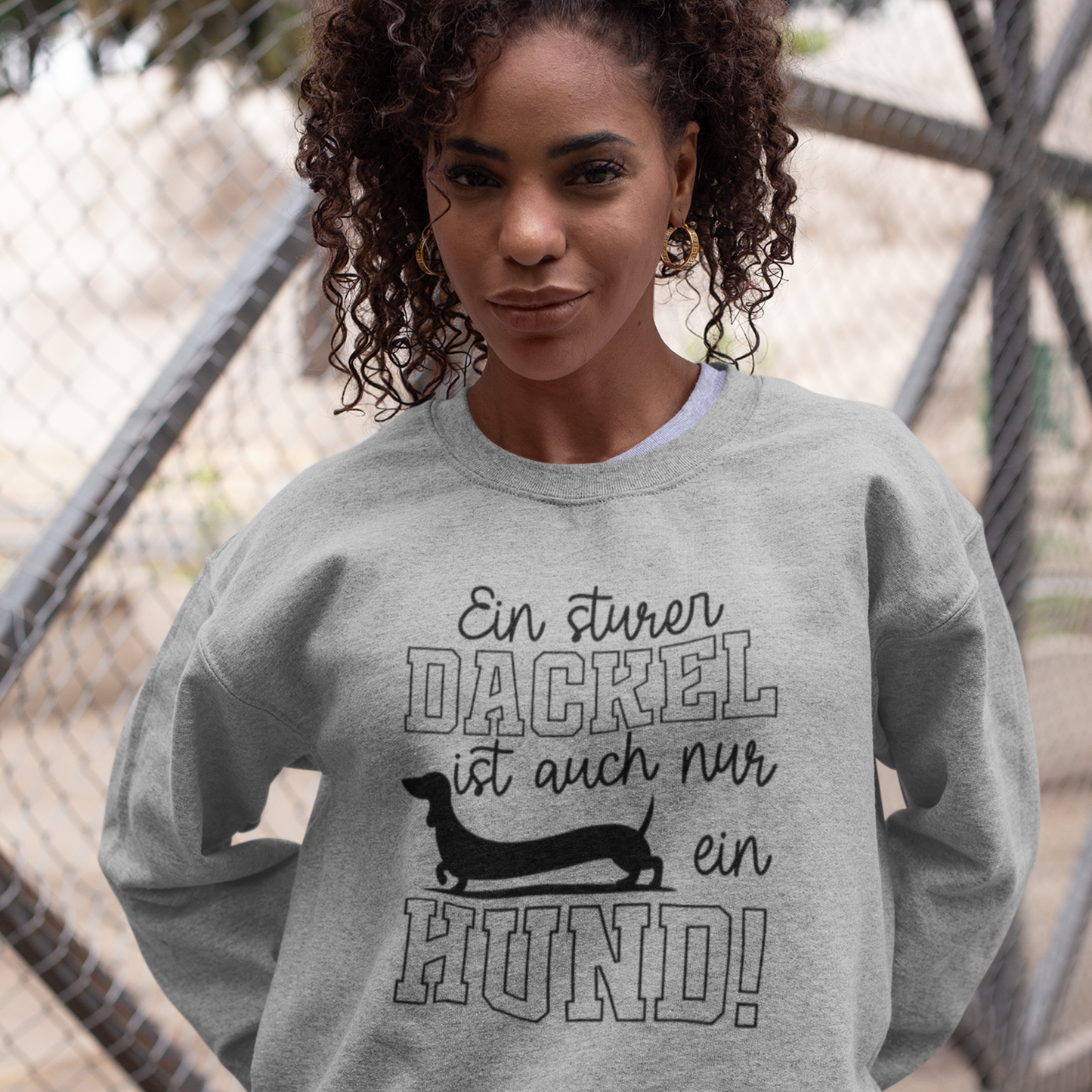 Hundehalter Premium Sweatshirt "Sturer Dackel" S-4XL