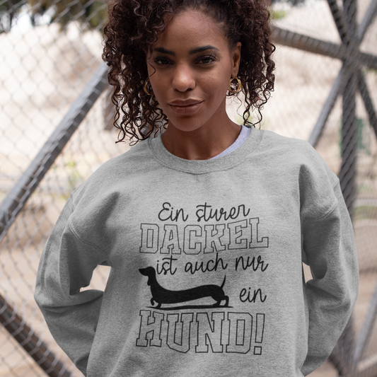 Hundehalter Premium Sweatshirt "Sturer Dackel" S-4XL